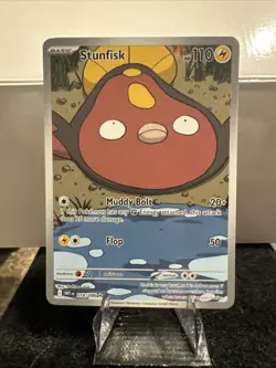 Stunfisk 118/086 - Pokemon White Flare Illustration Rare - NM - Image 1
