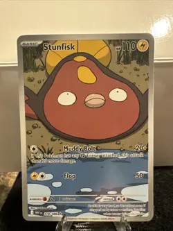 Stunfisk 118/086 - Pokemon White Flare Illustration Rare - NM - Image 3