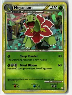 Meganium ⭐ 26/123 Holo Cracked Ice HeartGold & SoulSilver 2010 Pokemon NM/LP - Image 1