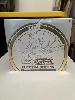 Pokemon TCG Sword & Shield: Brilliant Stars Elite Trainer Box ETB Factory Sealed 820650850127 - Image 1