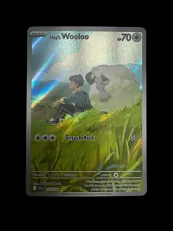 Pokemon Hop's Wooloo 170/159 Sv09: Journey Together Illustration Rare Holo 70 HP - Image 1