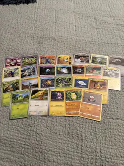 Lot of 25 Yuka Morii Illustrated Pokemon Cards 1 Foil 22 English - Image 2