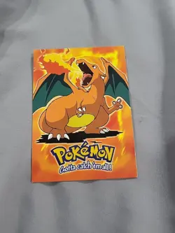 Charizard E6 of 12 Movie Edition Foil Topps 1999 Blue logo Pokemon Card NM/LP - Image 1