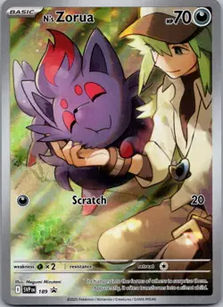 N's Zorua Promo SV: Scarlet & Violet Promo Cards 189 NM - Image 1