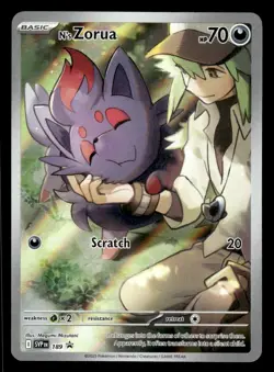Pokemon TCG SV: Scarlet & Violet Promo Cards #189 N's Zorua NM - Image 1