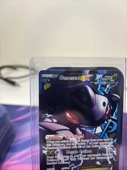 Pokemon Genesect EX TCG Full Art Ultra Rare Holo Card Plasma Blast 97/101 - Image 2