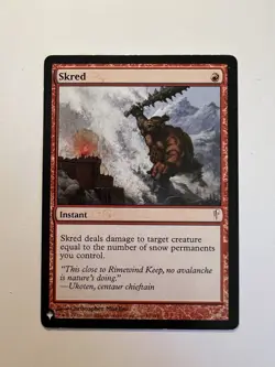Skred - MTG The List: Coldsnap - NM - Image 1