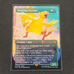 Traveling Chocobo - 0406 - M - Borderless - Non Foil - FF - MTG - NM/M - Image 1