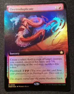 Electroduplicate - Foil - Extended Art - FDN - MTG - EN - NM - 0465 - Image 1