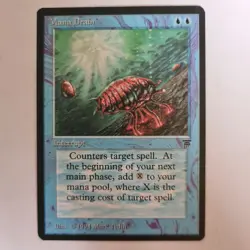 MANA DRAIN : LEGENDS : MTG : 1994 : NEAR MINT : SEE PHOTO'S - Image 3