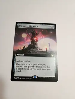 Darksteel Monolith (Extended Art) Commander Masters Regular - Image 1