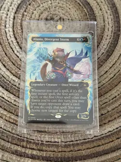 ALANIA, DIVERGENT STORM RAISED FOIL [Borderless] - Mythic - BLB Bloomburrow MTG - Image 2