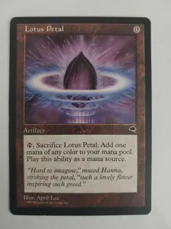 x1 MTG Lotus Petal Tempest LP - Image 1