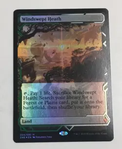 MTG Magic: The Gathering FOIL Windswept Heath Expedition ZNE! - Image 1