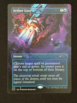 1x MTG Aether Gust - Secret Lair Drop Series (SLD) #330 - Magic the Gathering - Image 1