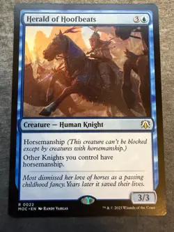 Herald of Hoofbeats #22 (NM) March of the Machine MOC Magic MTG - Image 1