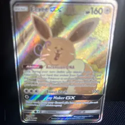 Pokemon Eevee GX SM233 SM Promo Full Art Holo Card Basic 160 HP English - Image 3