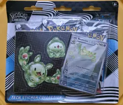 Pokemon TCG Scarlet & Violet Black Bolt Sticker Collection Box, Reuniclus Promo… - Image 1