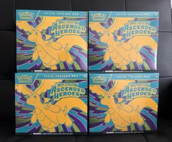 Lot of 4 Pokemon Mega Evolution Ascended Heroes Elite Trainer Box ETB SEALED - Image 1