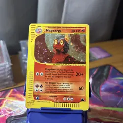 Pokemon Card Magcargo H16/H32 Rare Skyridge 2003 Vintage Holo Beautiful Swirl - Image 1