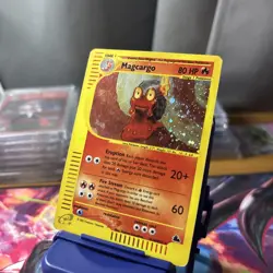 Pokemon Card Magcargo H16/H32 Rare Skyridge 2003 Vintage Holo Beautiful Swirl - Image 3
