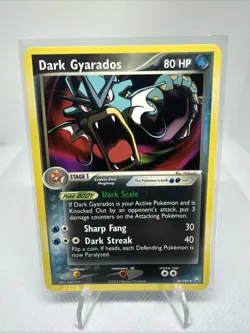Dark Gyarados 36/109 Team Rocket Pokemon Card NM Vintage 2004 - Image 1