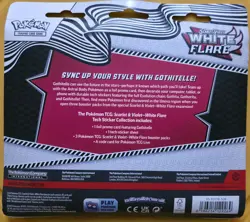 Pokemon Gothitelle Tech Sticker Collection White Flare Promo Card Sealed Pack - Image 2
