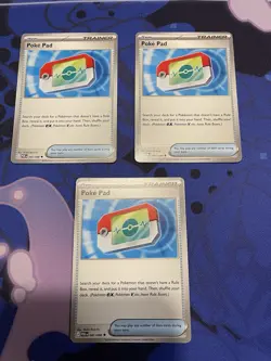 Poke Pad 081/088 Pokemon TCG ME: Perfect Order x3 Trainer Common - Image 1