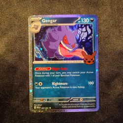 Pokemon Gengar (Cosmos Holo) 057/091 Trick or Trade 2024 Holo MINT - Image 1