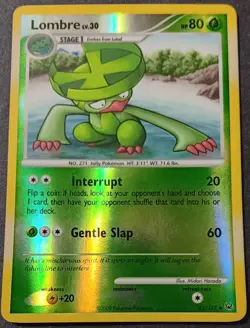 Pokemon - Lombre 52/127 - Platinum Base Set - Reverse HOLO - 2009 - VLP - Image 1