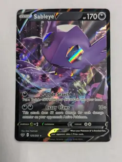 Sableye V 120/202 SWSH01: Sword & Shield Base Set Pokemon TCG NM - Image 1