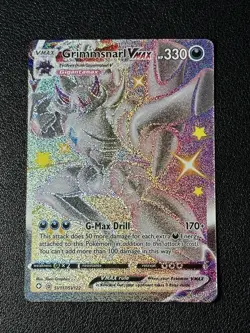 Pokemon TCG Grimmsnarl VMAX Shining Fates SV117/SV122 Holo Shiny Holo Rare - Image 1