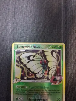 Pokemon Butterfree FB Holo League Promo Platinum Supreme Victors 17/147 NM - Image 3
