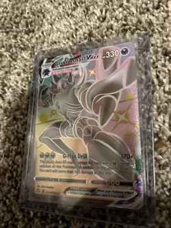 Pokemon TCG Grimmsnarl VMAX Shining Fates SV117/SV122 Holo Shiny Holo Rare - Image 1
