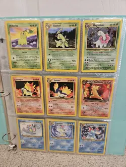 Complete Original 251 Johto Set (152-251) 17x Holos 2000 Vintage Pokemon Binder - Image 1