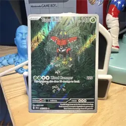 Pokemon Tapu Bulu Illustration Rare Holo Basic SV4a 065/064 Grass 140 HP - Image 1
