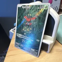 Pokemon Tapu Bulu Illustration Rare Holo Basic SV4a 065/064 Grass 140 HP - Image 3