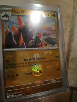 Pokemon TCG Gigalith Master Ball Pattern 048/086 White Flare - Image 3