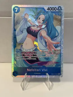 Nefeltari Vivi One Piece OP14 The Azure Sea's Seven Super Rare #025 - Image 1
