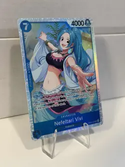 Nefeltari Vivi One Piece OP14 The Azure Sea's Seven Super Rare #025 - Image 2