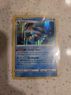 Swampert Holo 064/264 Fusion Strike NM Pokemon Tcg Card - Image 1