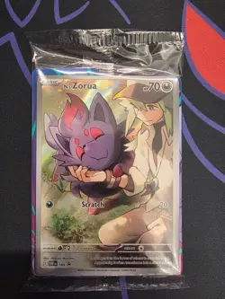 N's Zorua 189 Sv: Scarlet & Violet Promo Cards Holo Sealed - Image 1