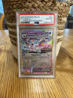 Sylveon EX 041/131 Surprise Box Stamped PSA GEM MT 10 Pokemon Card - Image 1