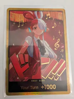 One Piece Don!! Card EB-03 Uta Gold - Image 1