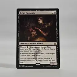 MTG 2014 Khans of Takir Magic the Gathering Card Grim Haruspex 073/269 NM - Image 2