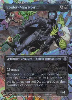 Spider-Man Noir (Borderless) Marvel's Spider-Man Foil - Image 1