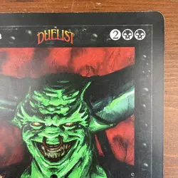 Magic The Gathering MTG Oversized Juzam Djinn LP Jumbo 6x9 Promo Duelist - Image 3