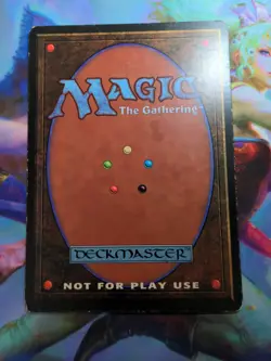 Magic The Gathering Juzam Djinn Oversized 6x9 Duelist 1996 Promo - Image 3