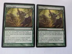 2 Primal Vigor Commander MTG NM Free shipping with tracking - Image 1