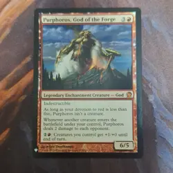 Magic: The Gathering Purphoros God of the Forge The List Reprints Mythic Red 135 - Image 1